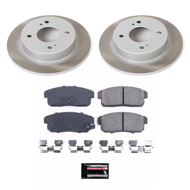 PowerStop Power Stop 01-06 Nissan Sentra Rear Semi-Coated Rotor Kit