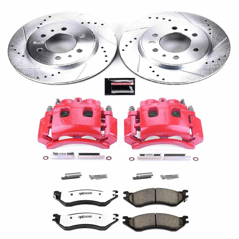 PowerStop Power Stop 2009 Ford F-150 Front Z36 Truck & Tow Kit w/Cals