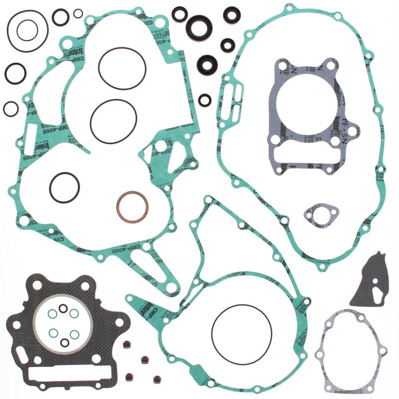 Vertex Pistons Vertex Gaskets 93-08 Honda TRX300 EX Complete Gasket Kit w/ Oil Seals