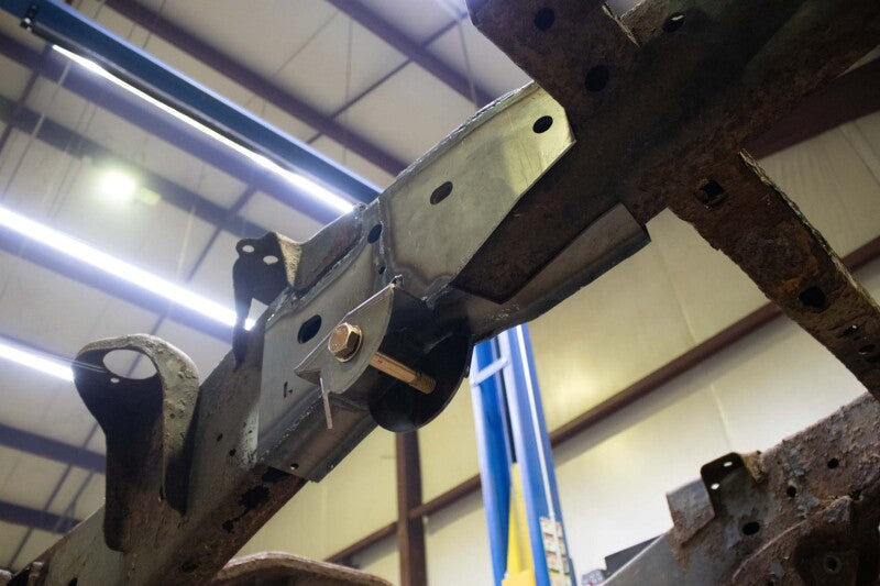 Rustbuster Forward Leaf Spring Mount Left Side