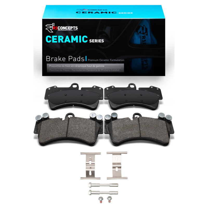 R1 Concepts R1 2003-2015 Audi Q7 Front R1 Ceramic Pads & Hardware Kit