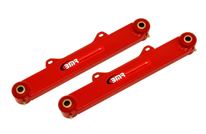 BMR Suspension BMR 10-15 5th Gen Camaro Rear Non-Adj. Toe Rods (Polyurethane) - Red