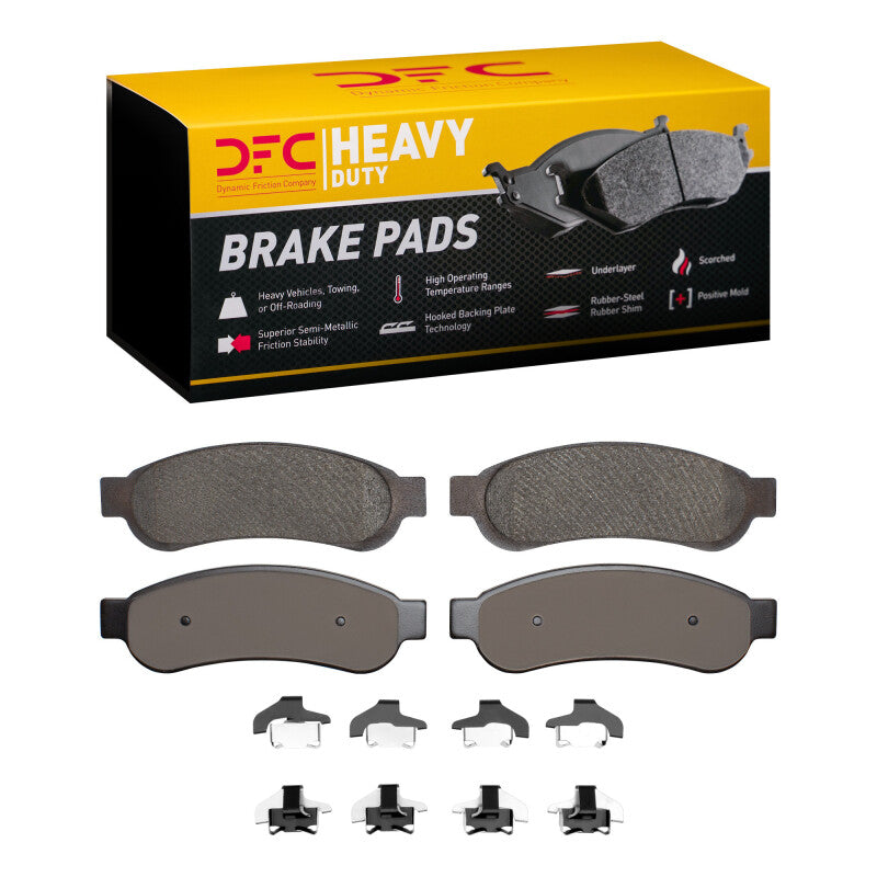 DFC 05-10 Ford F-350 Super Duty 2WD Rear Heavy Duty Pads and Hardware Kit