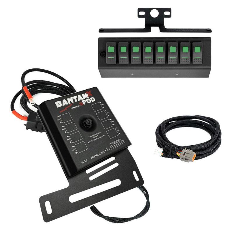sPOD 07-08 Jeep Wrangler JK BantamX w/Amber LED Switch Panel