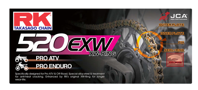 RK Chain 520EXW-114L XW-Ring - Natural