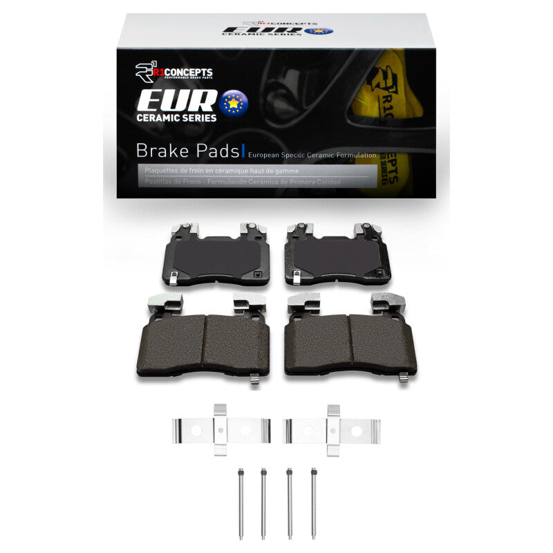 R1 Concepts R1 12-17 Chevrolet SS Front Euro Ceramic Pads & Hardware Kit