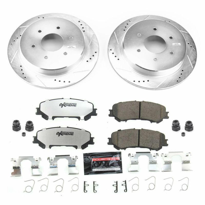PowerStop Power Stop 17-19 Nissan Titan Rear Z36 Truck & Tow Brake Kit