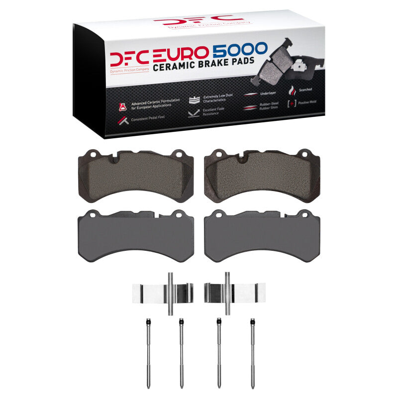 DFC 16-17 Volvo V60/S60 Front Euro 5000 Ceramic Brake Pads and Hardware Kit