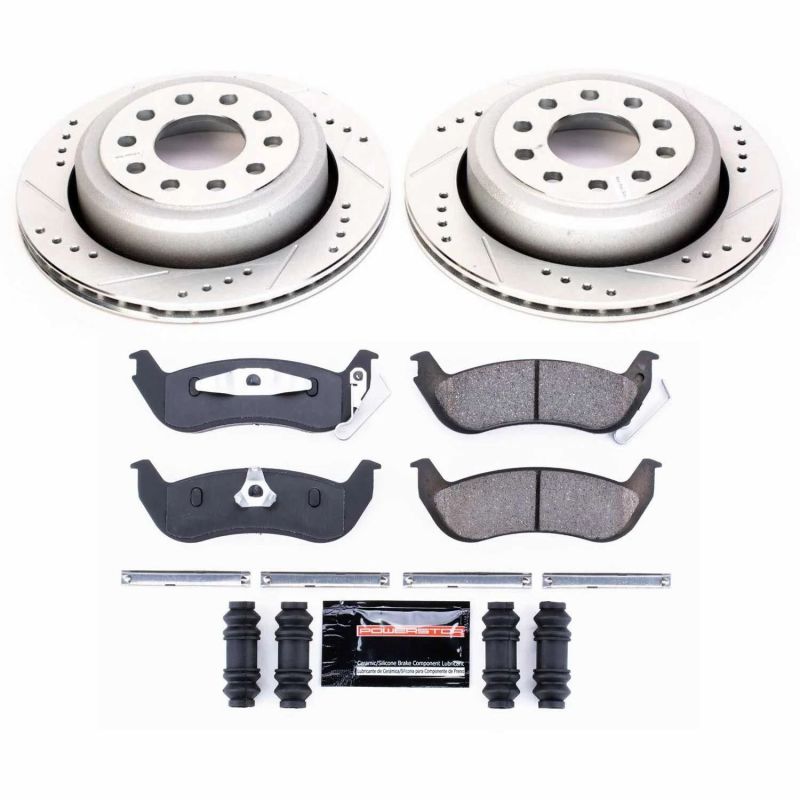 PowerStop Power Stop 03-11 Lincoln Town Car Rear Z23 Evolution Sport Brake Kit