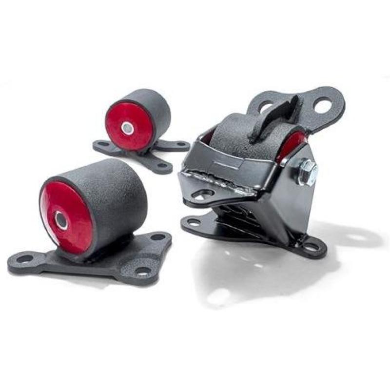 Innovative Mounts Innovative 96-00 Civic B/D Series Black Steel Mounts 95A Bushings (2 Bolt)