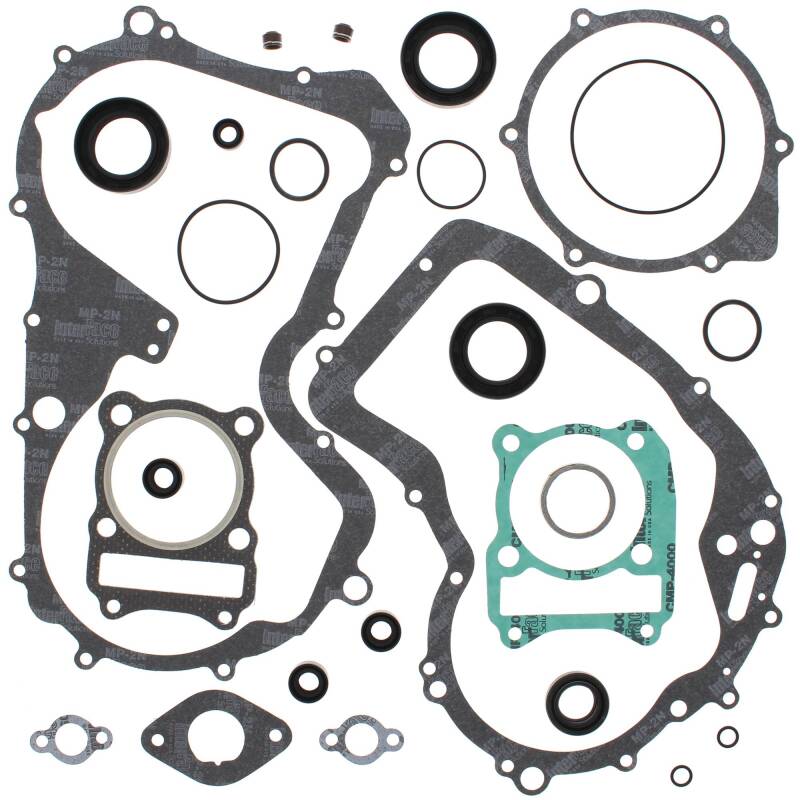 Vertex Pistons Vertex Gaskets 87-98 Suzuki LT-4WD 250 Quad Runner 68.5MM OB Complete Gasket Kit w/ Oil Seals