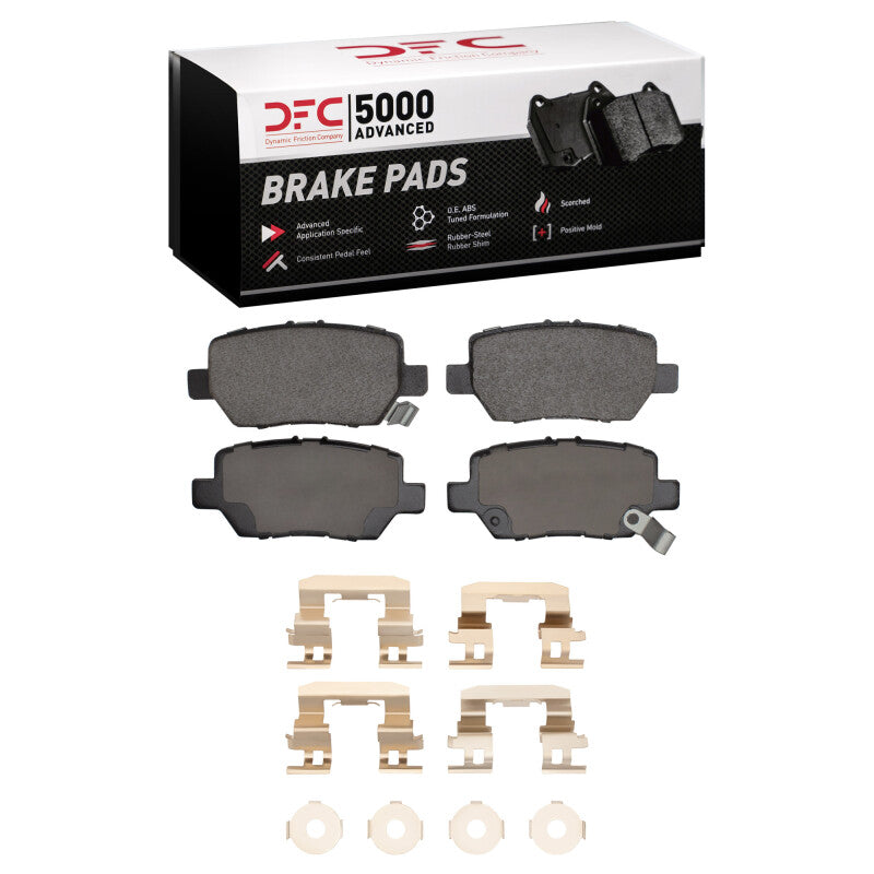 DFC 05-12 Acura RL Rear 5000 Advanced Ceramic Brake Pads and Hardware Kit