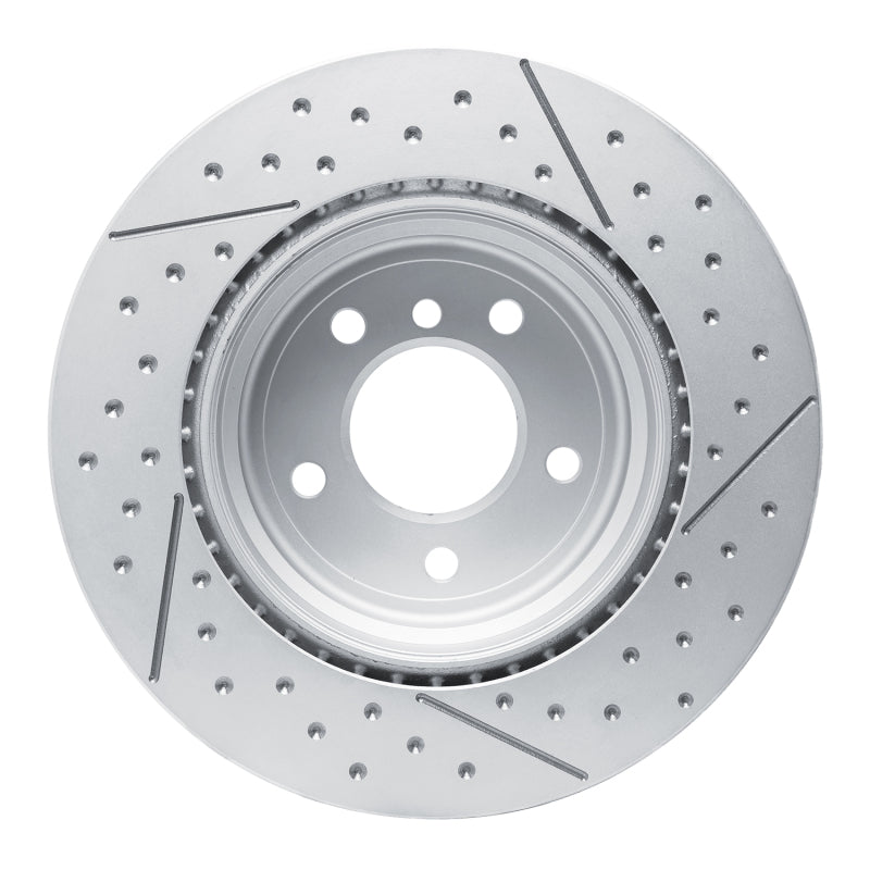 DFC 13-13 BMW 135IS Rear GeoSPEC Coated Rotor - Dimpled and Slotted