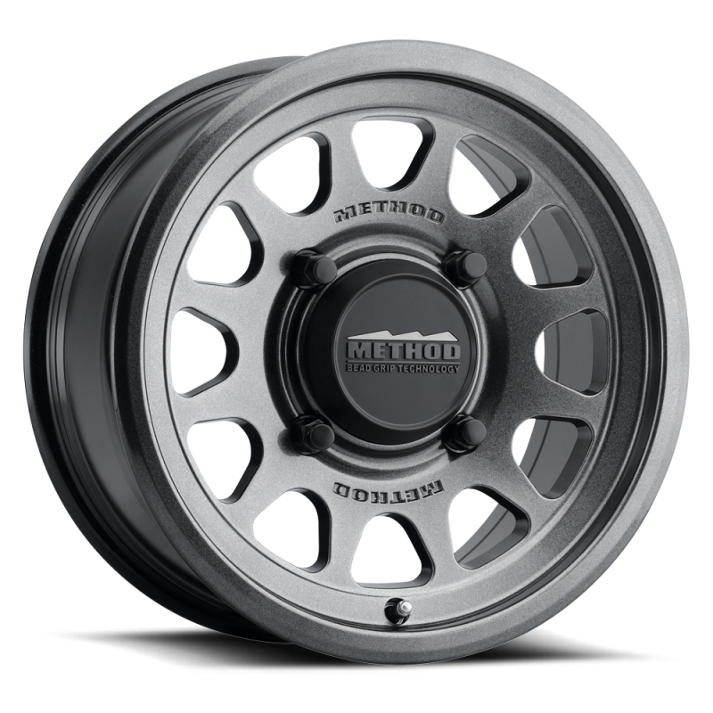 Method Wheels Method MR414 Bead Grip 15x7 / 5+2/38mm Offset / 4x156 / 132mm CB Graphite Wheel