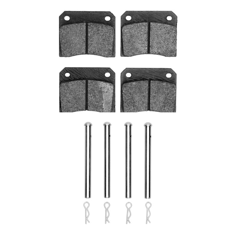 R1 Concepts R1 68-83 DeLorean DMC 12 Rear Semi Met Pads & Hardware Kit