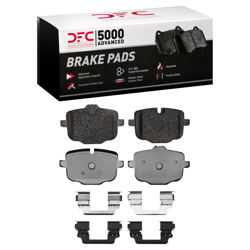 DFC 12-19 BMW M6 Rear 5000 Advanced Low Metallic Brake Pads and Hardware Kit