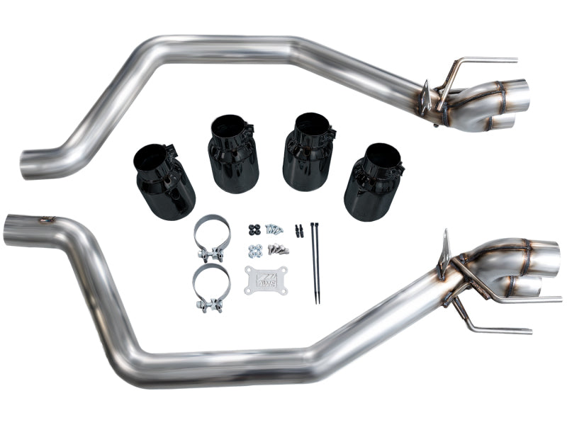 AWE Tuning C6 Chevrolet Corvette Z06/ZR1 Track Edition Axle-Back Exhaust w/ Diamond Black Tips
