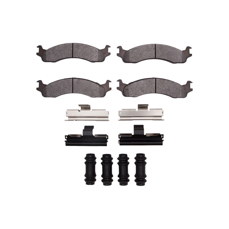 R1 Concepts R1 98-03 Dodge B200 / B200 Van / B250 Front Ceramic Pads & Hardware Kit