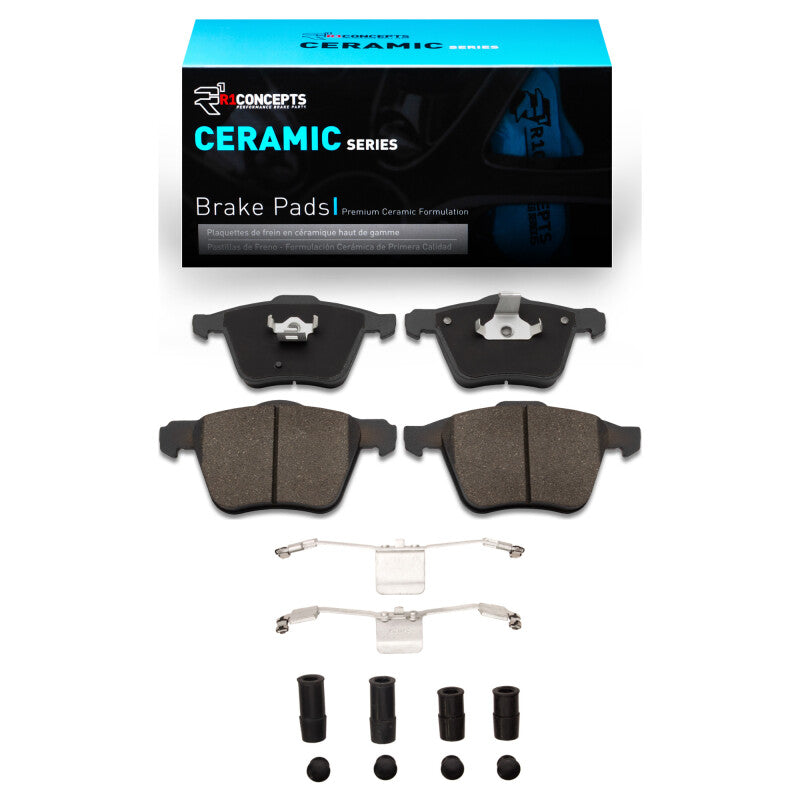R1 Concepts R1 03-09 Volvo XC90 Front Ceramic Pads & Hardware Kit