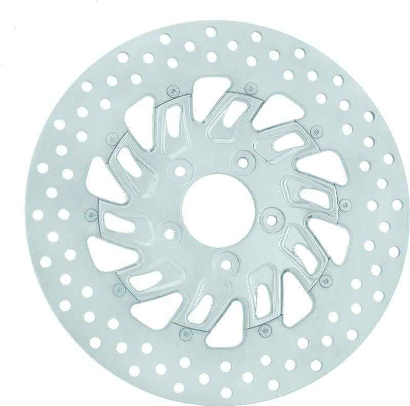 Performance Machine Disc/Carr 11.8 Supra Front Left - Chrome