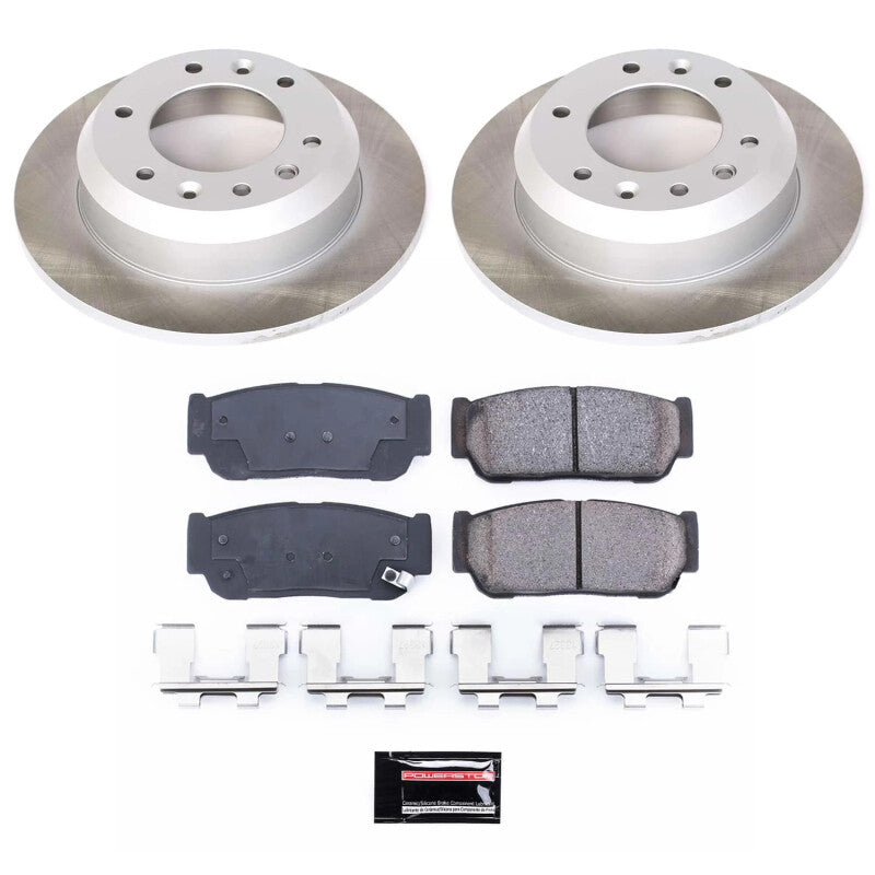 PowerStop Power Stop 2006 Kia Sedona Rear Semi-Coated Rotor Kit
