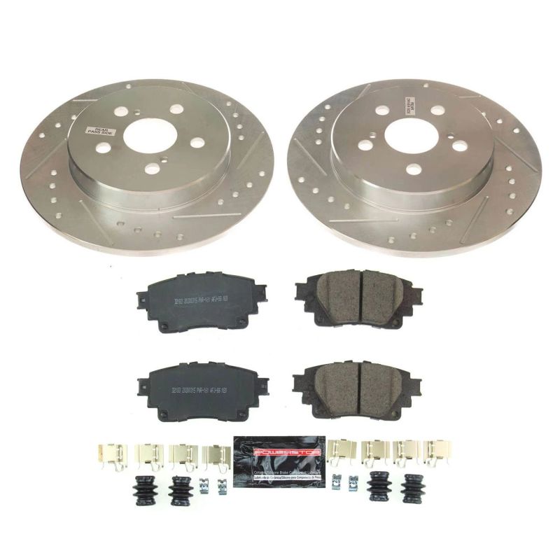 PowerStop Power Stop 2019 Toyota Corolla Rear Z23 Evolution Sport Brake Kit