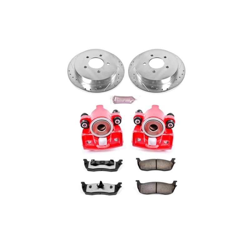 PowerStop Power Stop 00-02 Ford Expedition Rear Z36 Truck & Tow Brake Kit w/Calipers