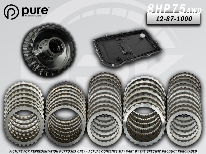 Pure Drivetrain Solutions Pure Drivetrain 8HP75 High Performance Transmission Hard Parts Kit - AWD - Stage 1