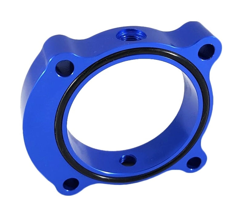 Torque Solution Throttle Body Spacer Hyundai Sonata 2.0T - Blue