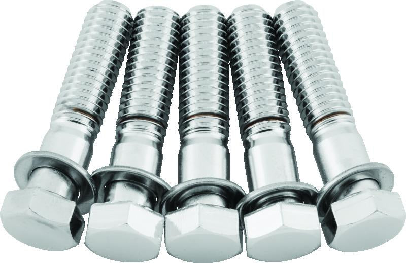 Performance Machine 00-Up HD Bolt Set Pulley - Chrome