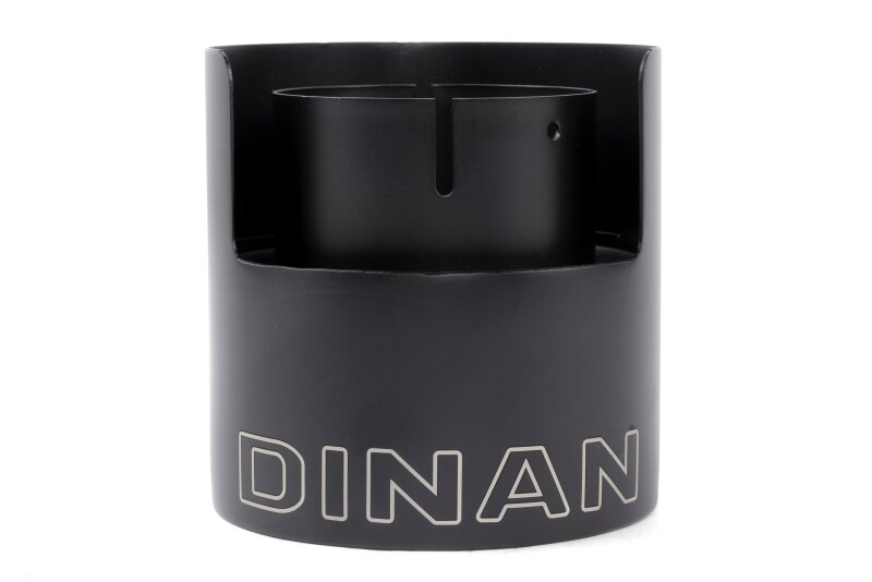 Dinan Double-Walled 4.5in Clamp-On Exhaust Tip - Black - 4.5in Outlet / 3in Inlet