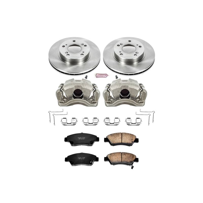 PowerStop Power Stop 06-11 Honda Civic Front Autospecialty Brake Kit w/Calipers