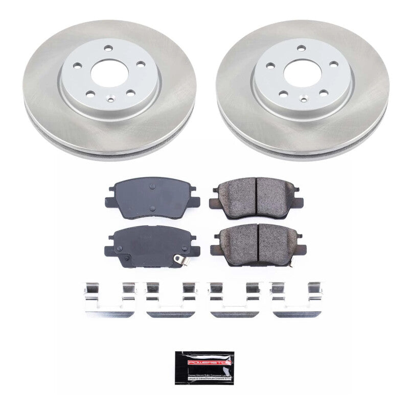 PowerStop Power Stop 16-19 Chevrolet Volt Front Semi-Coated Rotor Kit