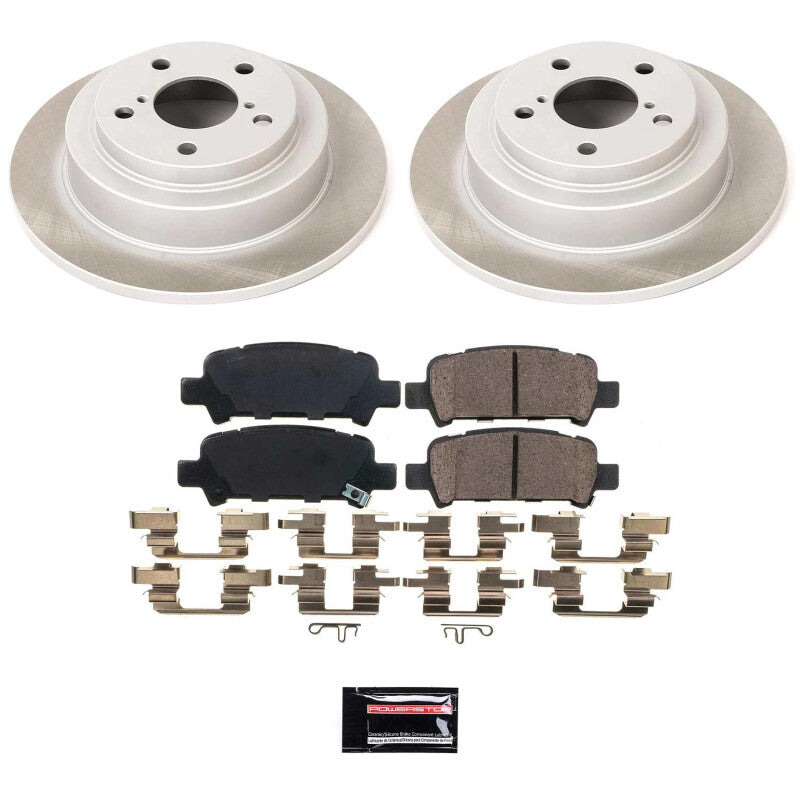 PowerStop Power Stop 98-03 Subaru Impreza Rear Semi-Coated Rotor Kit