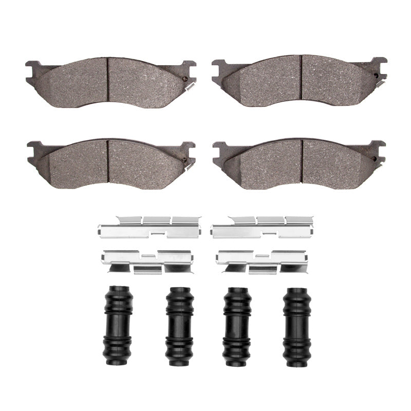 R1 Concepts R1 02-06 Dodge Durango Front Semi Met Pads & Hardware Kit