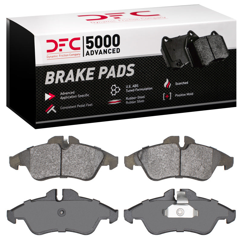 DFC 02-06 Dodge Sprinter 3500 Front 5000 Advanced Low Metallic Brake Pads