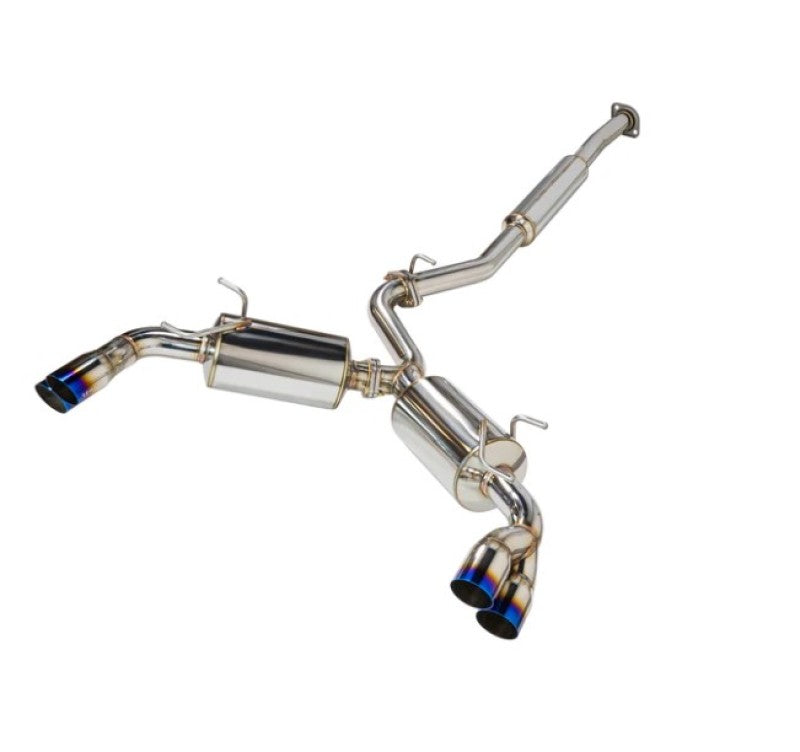 REMARK Sports Touring Cat-Back Exhaust, Toyota GR86 / Subaru BRZ 2022+, Burnt Stainless Tip
