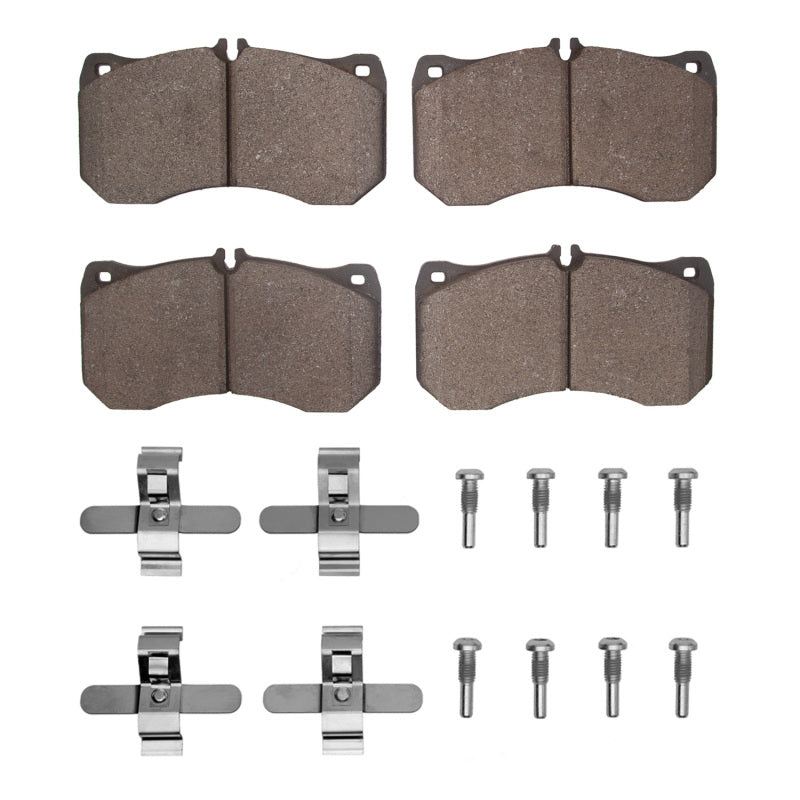 R1 Concepts R1 13-25 Audi S8 Front Semi Met Pads & Hardware Kit