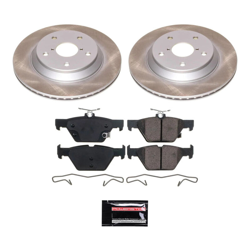 PowerStop Power Stop 19-22 Subaru Forester Rear Semi-Coated Rotor Kit