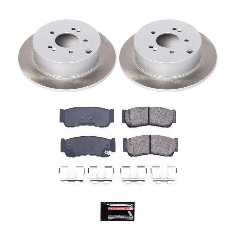PowerStop Power Stop 07-09 Hyundai Santa Fe Rear Semi-Coated Rotor Kit