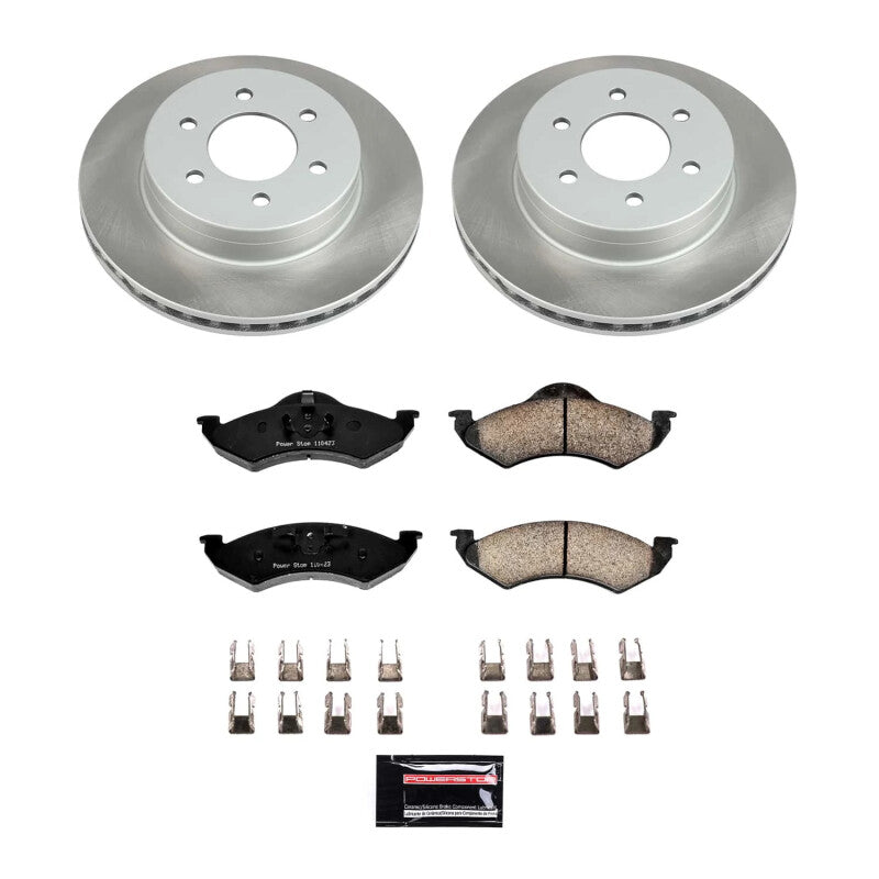 PowerStop Power Stop 00-02 Dodge Durango Front Semi-Coated Rotor Kit
