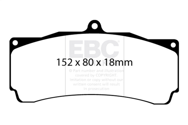 EBC Racing AP Racing CP5060-2 CP3894D54 SR-21 Sintered Race Front Brake Pads