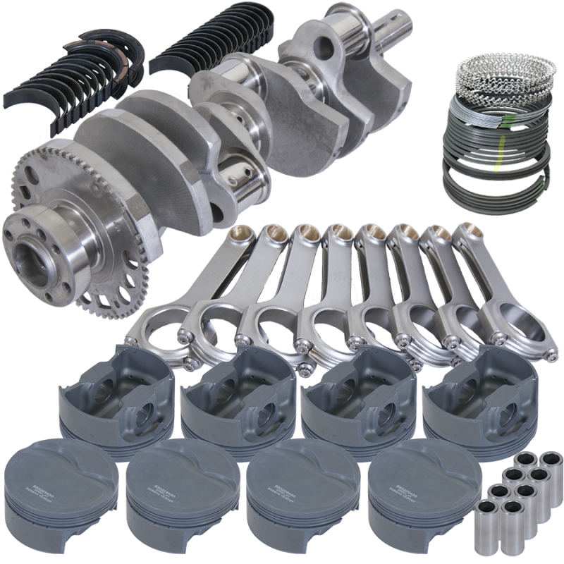 Eagle Chevy LS 4.000in Crank 58 Tth Reluctor 6.125in H-Beam -14cc 4.000in Pistons Rotating Assembly