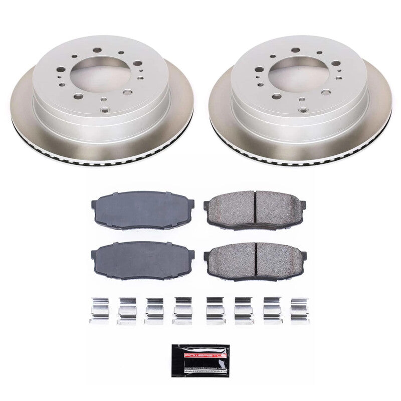 PowerStop Power Stop 07-21 Toyota Tundra Rear Semi-Coated Rotor Kit