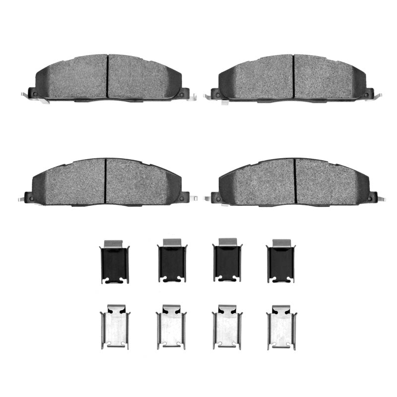 R1 Concepts R1 09-18 Dodge Ram 3500 Rear Semi Met Pads & Hardware Kit