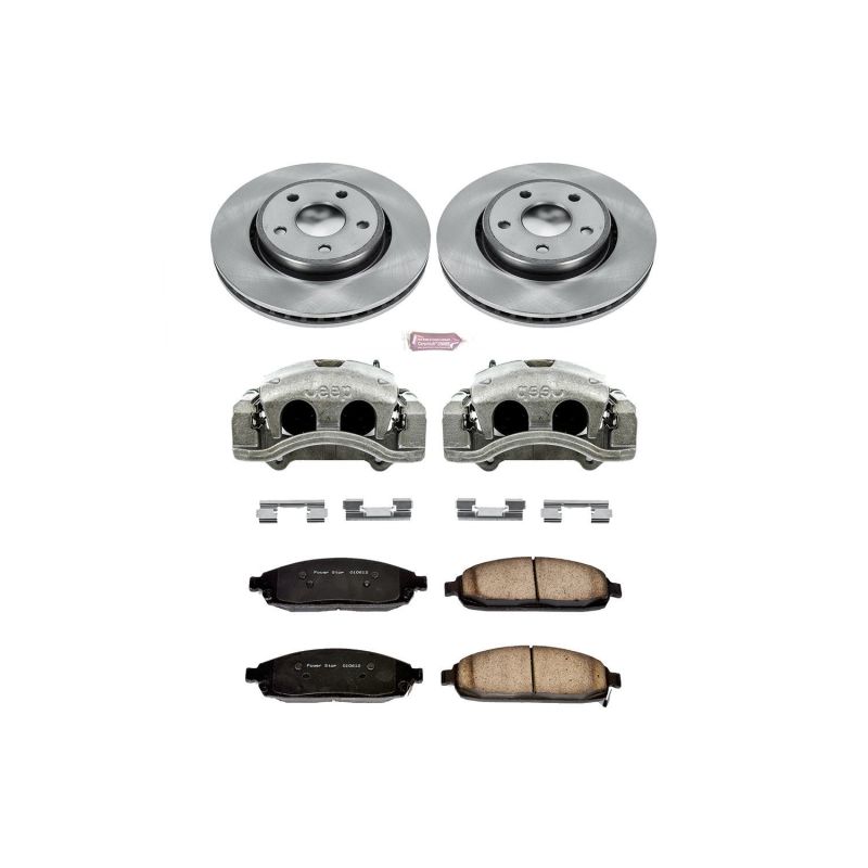 PowerStop Power Stop 05-10 Jeep Grand Cherokee Front Autospecialty Kit w/Cals