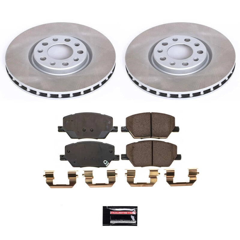 PowerStop Power Stop 15-22 Jeep Renegade Front Semi-Coated Rotor Kit