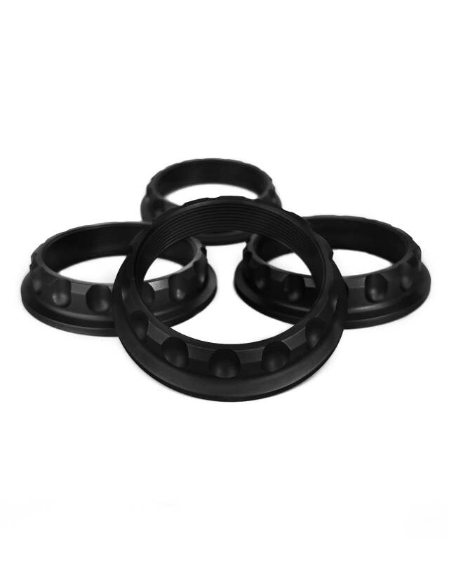 fifteen52 Super Touring Nut V2 - Anodized Black w/ Satin Clear - Set of 4