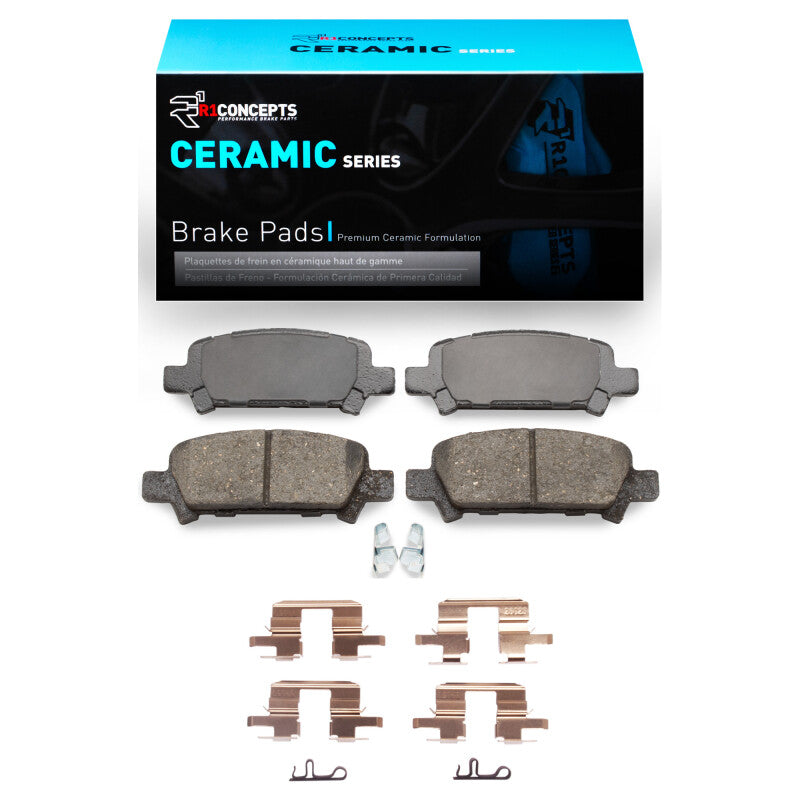 R1 Concepts R1 98-06 Subaru BAJA Rear Ceramic Pads & Hardware Kit