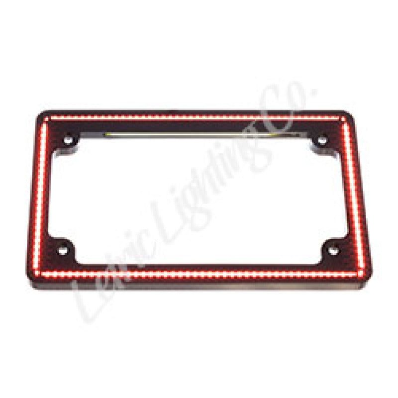 Letric Lighting 14+ Indian Twin Perfect Plate Lt Lcs Plate Blk